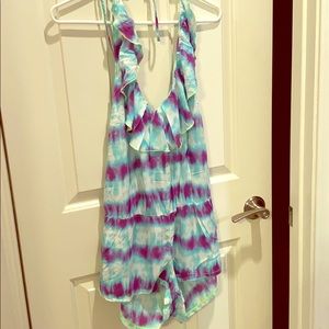 Shorts romper cover up